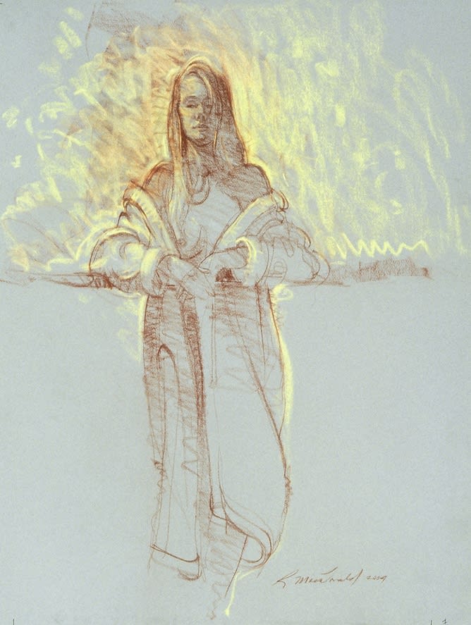 Richard MacDonald, Crystal, Robed, Archival Print