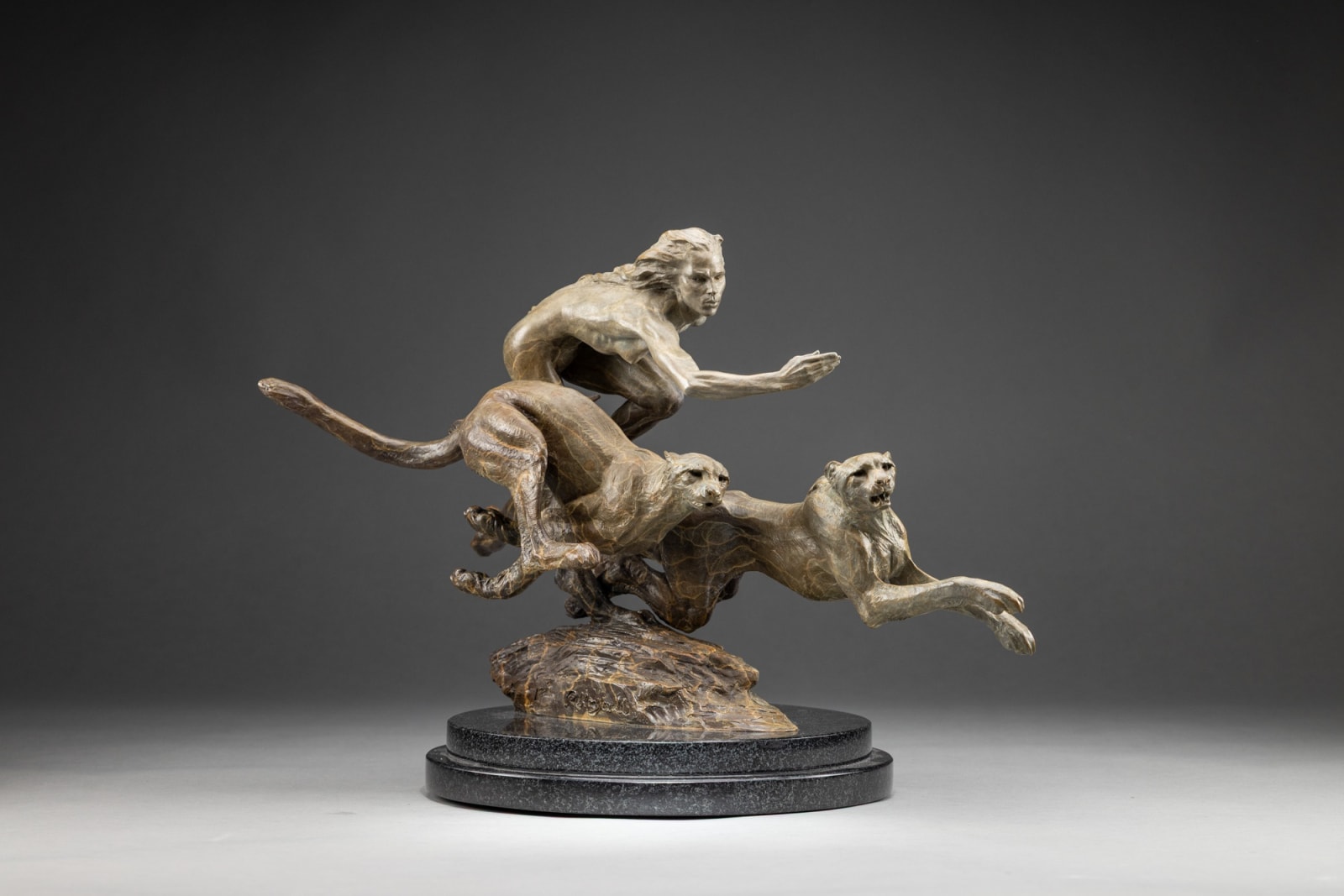 Richard MacDonald, Diana & the Coursing Cheetahs, Atelier, 2024