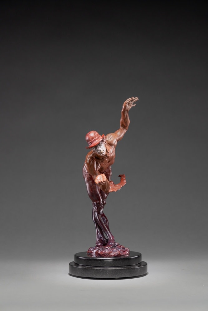 Richard MacDonald, Rain, Atelier, Red, 2022