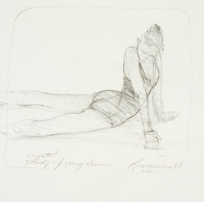 Richard MacDonald, Crystal, Study of Young Dancer, Archival Print