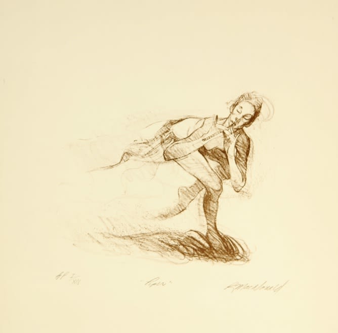 Richard MacDonald, The Piper, Lithograph (Framed), 1993