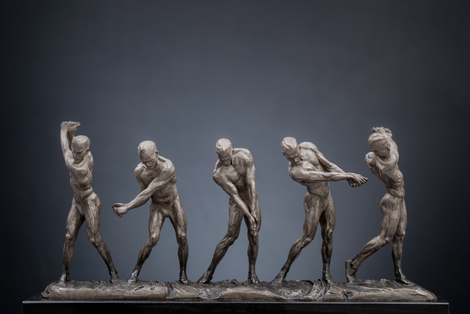 Richard MacDonald, Anatomy of a Golfer I-V, Atelier, Platinum, 2016