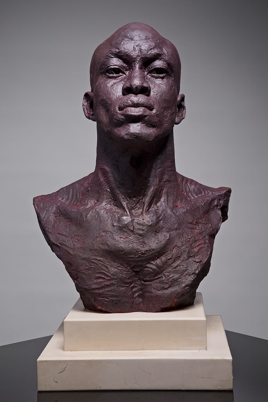 Richard MacDonald, Latim Bust, Red, 2015