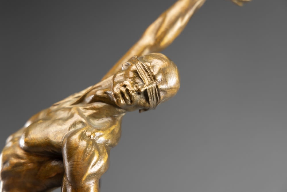 Richard MacDonald, Leap of Faith, Atelier, Gold, 2022