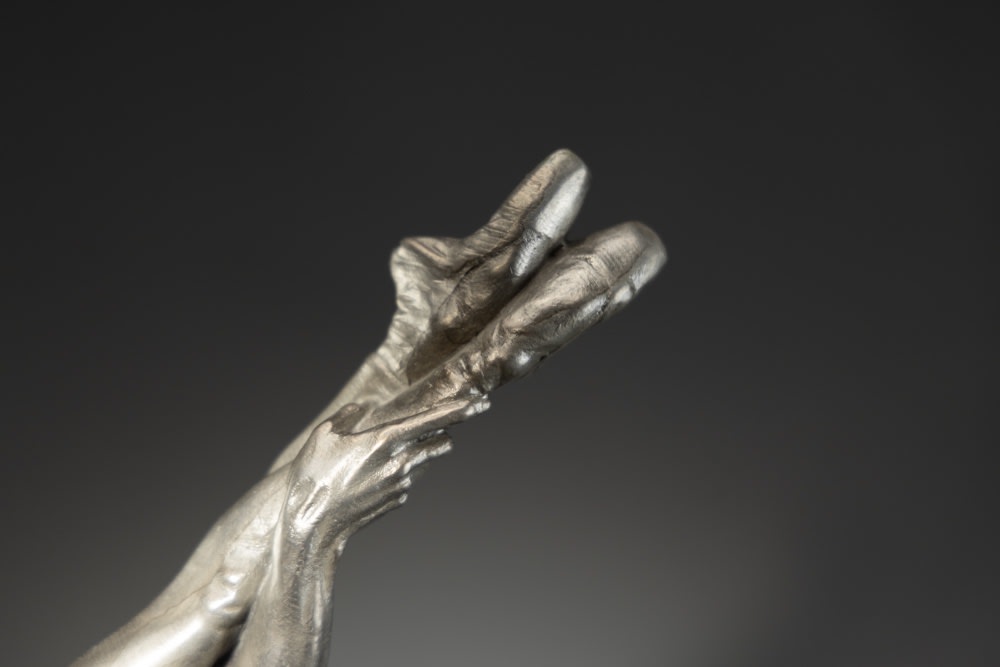 Richard MacDonald, Doves, Atelier, Platinum, 2023