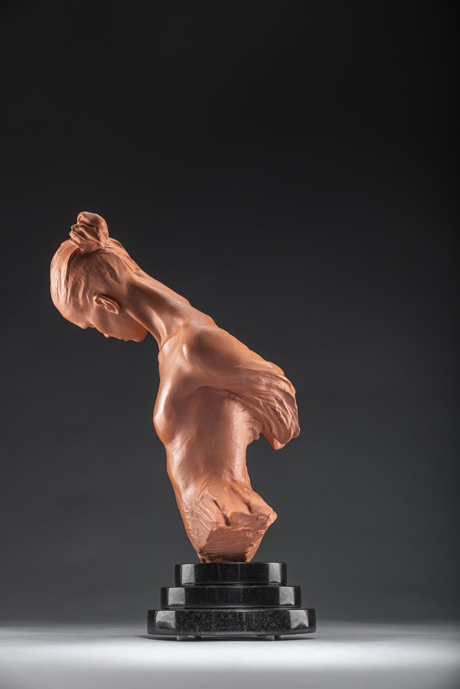 Richard MacDonald, Angelic Crystal, Atelier, Terra Cotta, 2005
