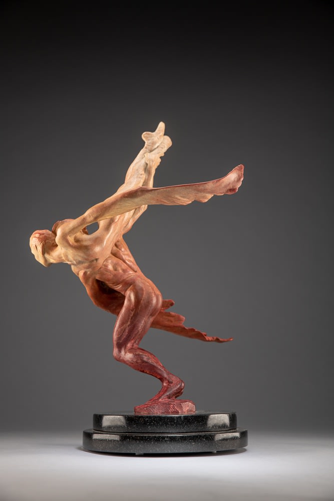 Richard MacDonald, Doves, Atelier, Red, 2015