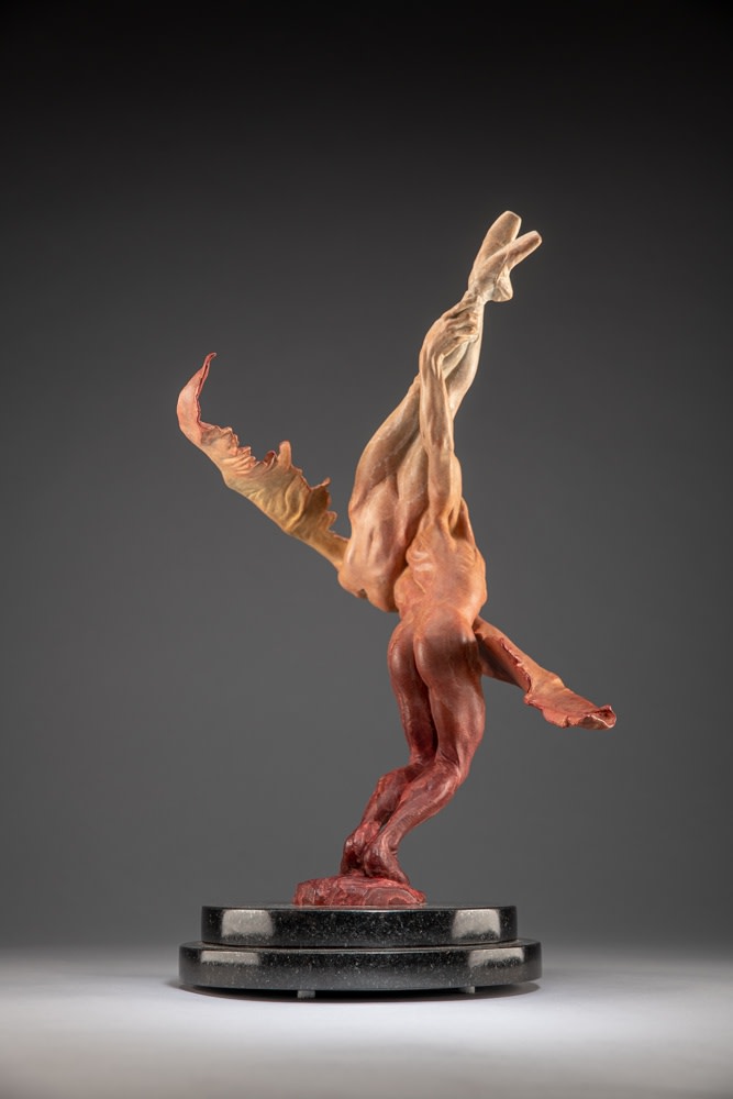 Richard MacDonald, Doves, Atelier, Red, 2015