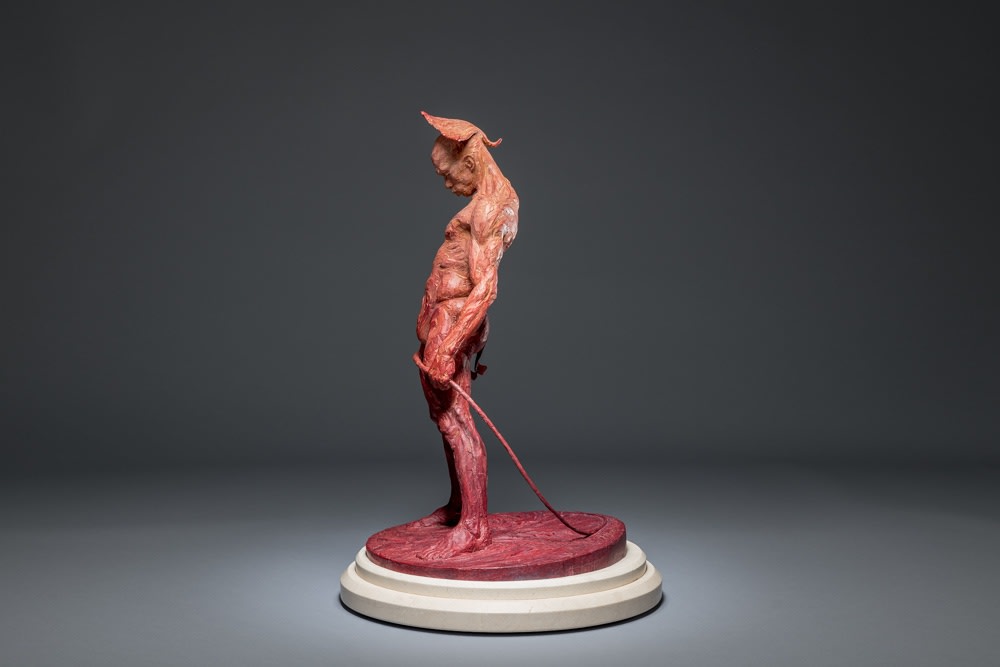 Richard MacDonald, Bullwhip, Quarter Life, Red, 2018
