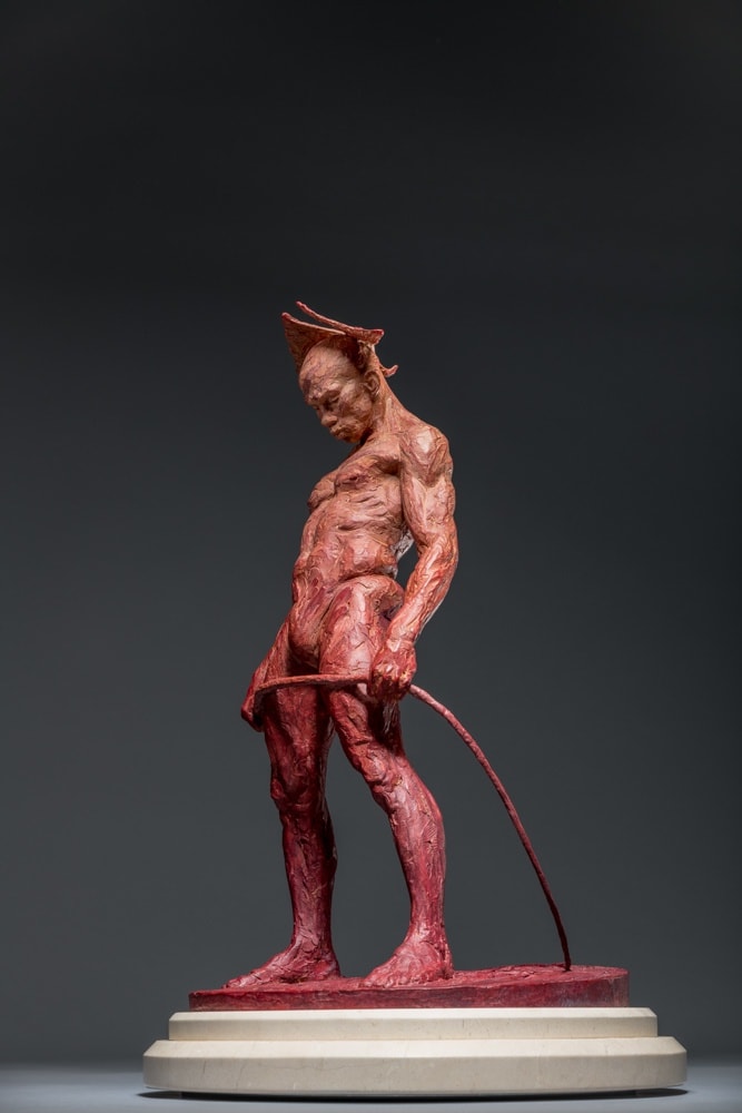 Richard MacDonald, Bullwhip, Quarter Life, Red, 2018