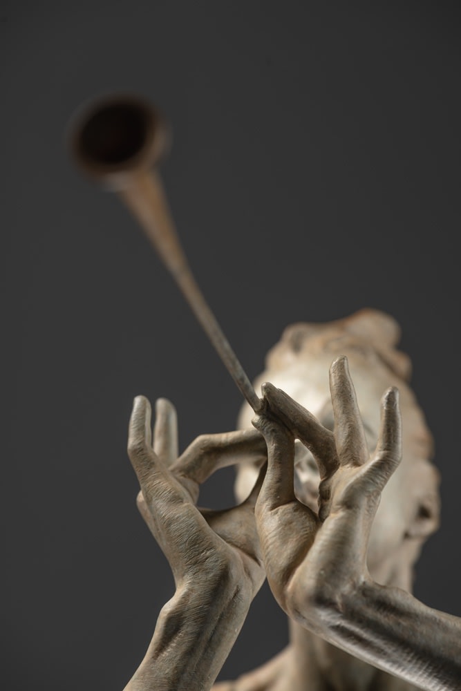 Richard MacDonald, Trumpeter, Draped, Third life, 2014