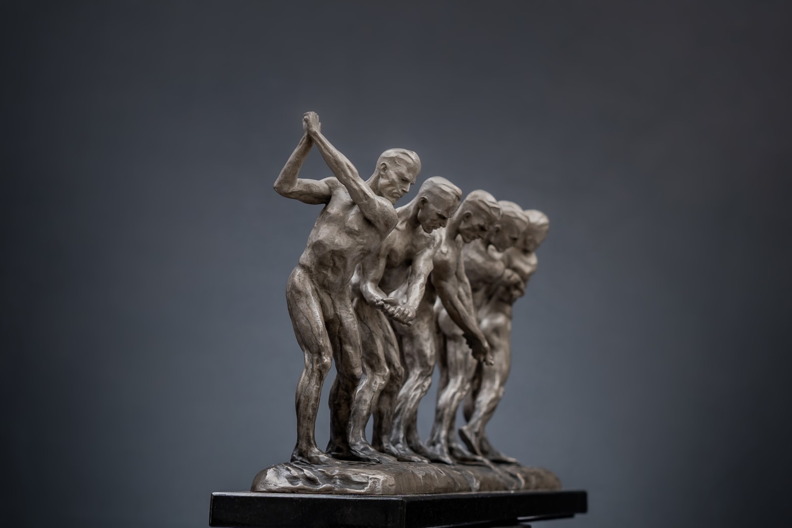 Richard MacDonald, Anatomy of a Golfer I-V, Atelier, Platinum, 2016