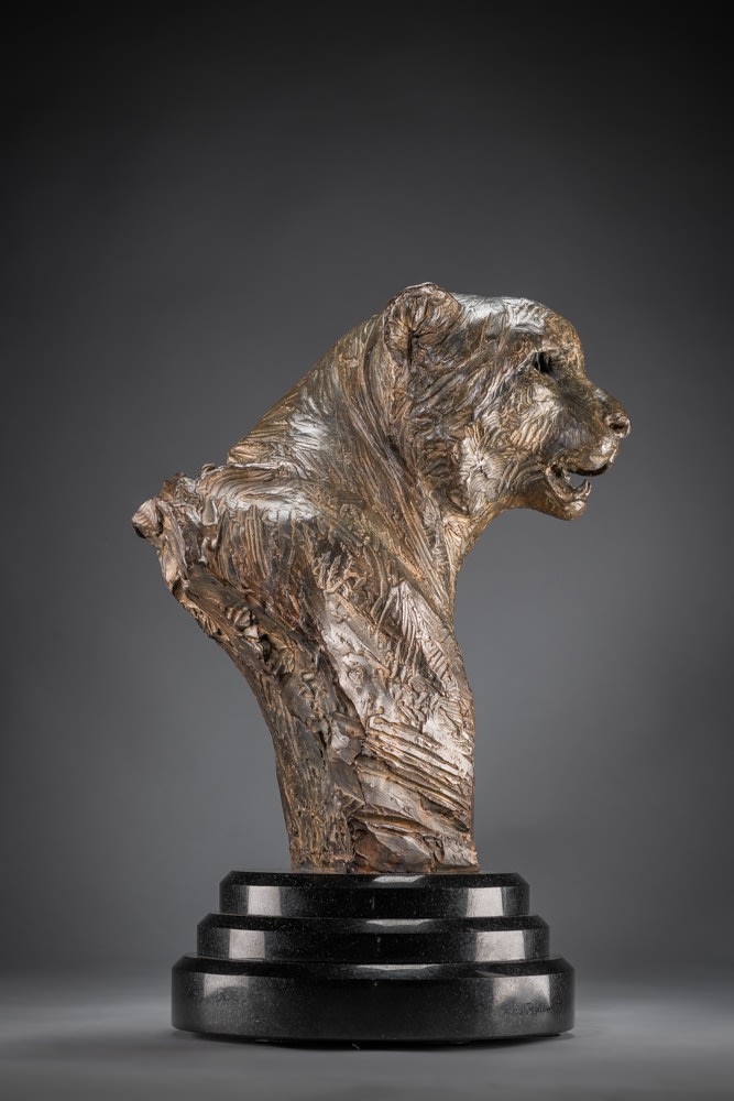 Richard MacDonald, Cheetah Bust, 1996