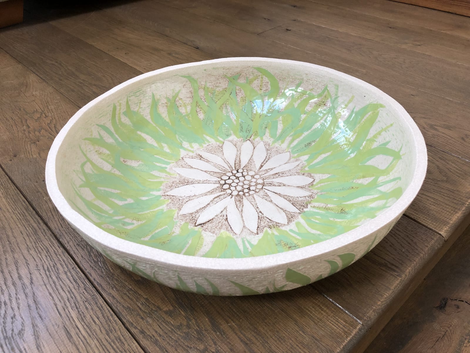 Lois Carson, Green Grasses Bowl, 2023