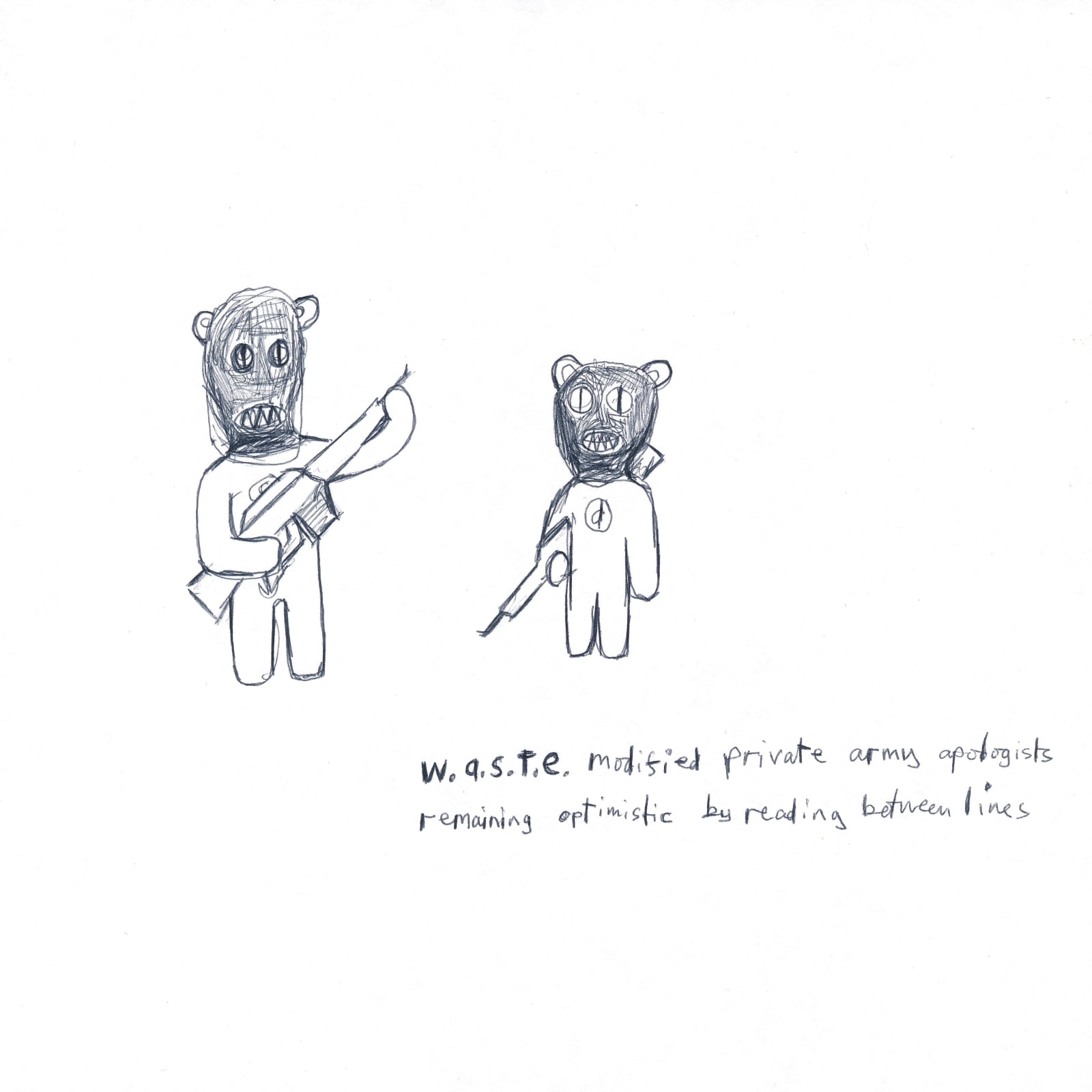 Thom Yorke, w.a.s.t.e. private army, 1999
