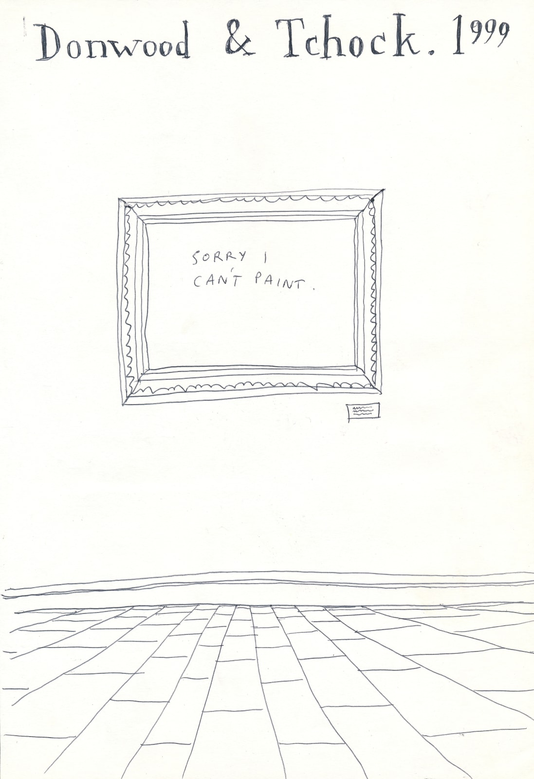 Stanley Donwood, success at last, 1999