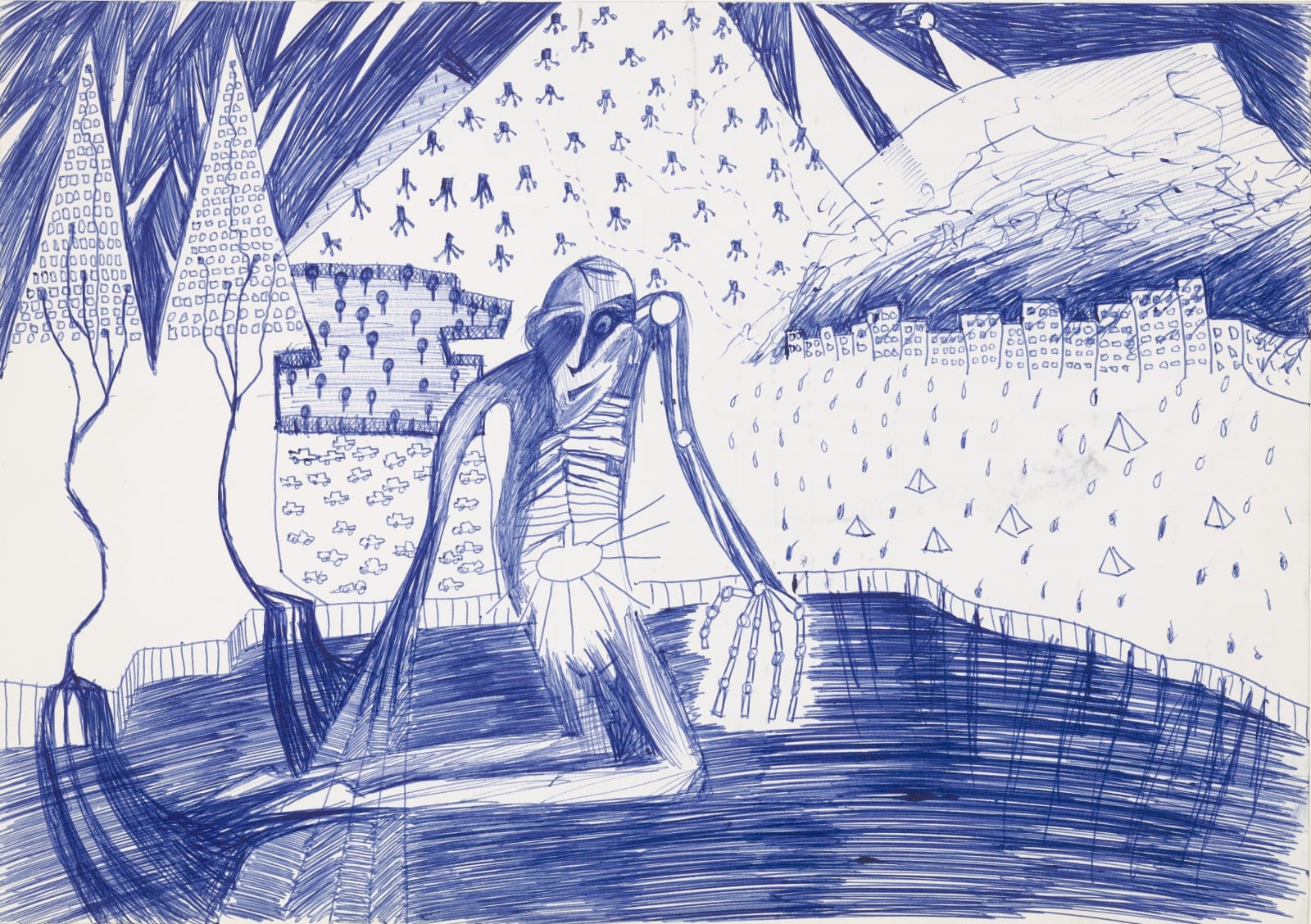 Stanley Donwood, wounds that don't heal, 2000
