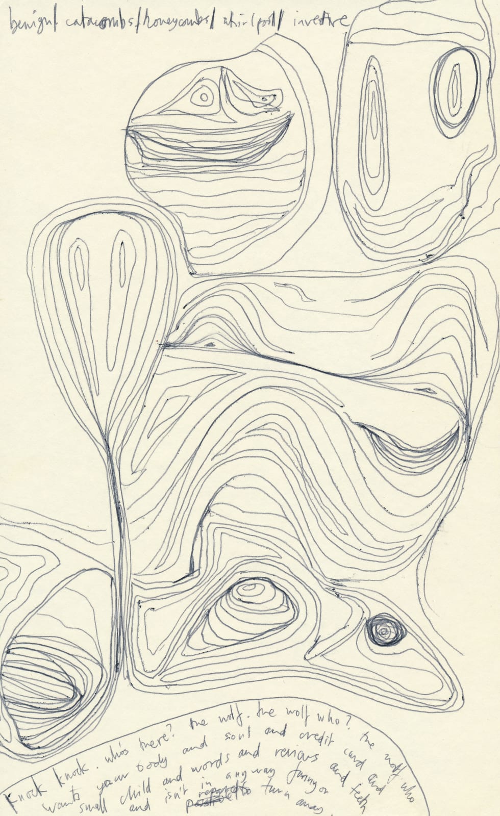 Thom Yorke, honeycombs: whirlpool, 2000