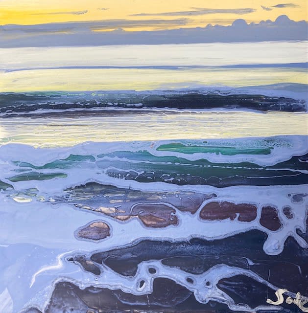 Michael Sole, Morning sea sketch, 2019