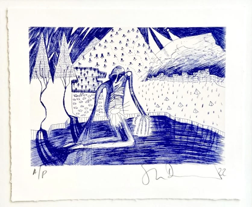 Stanley Donwood, wounds that don't heal, 2022