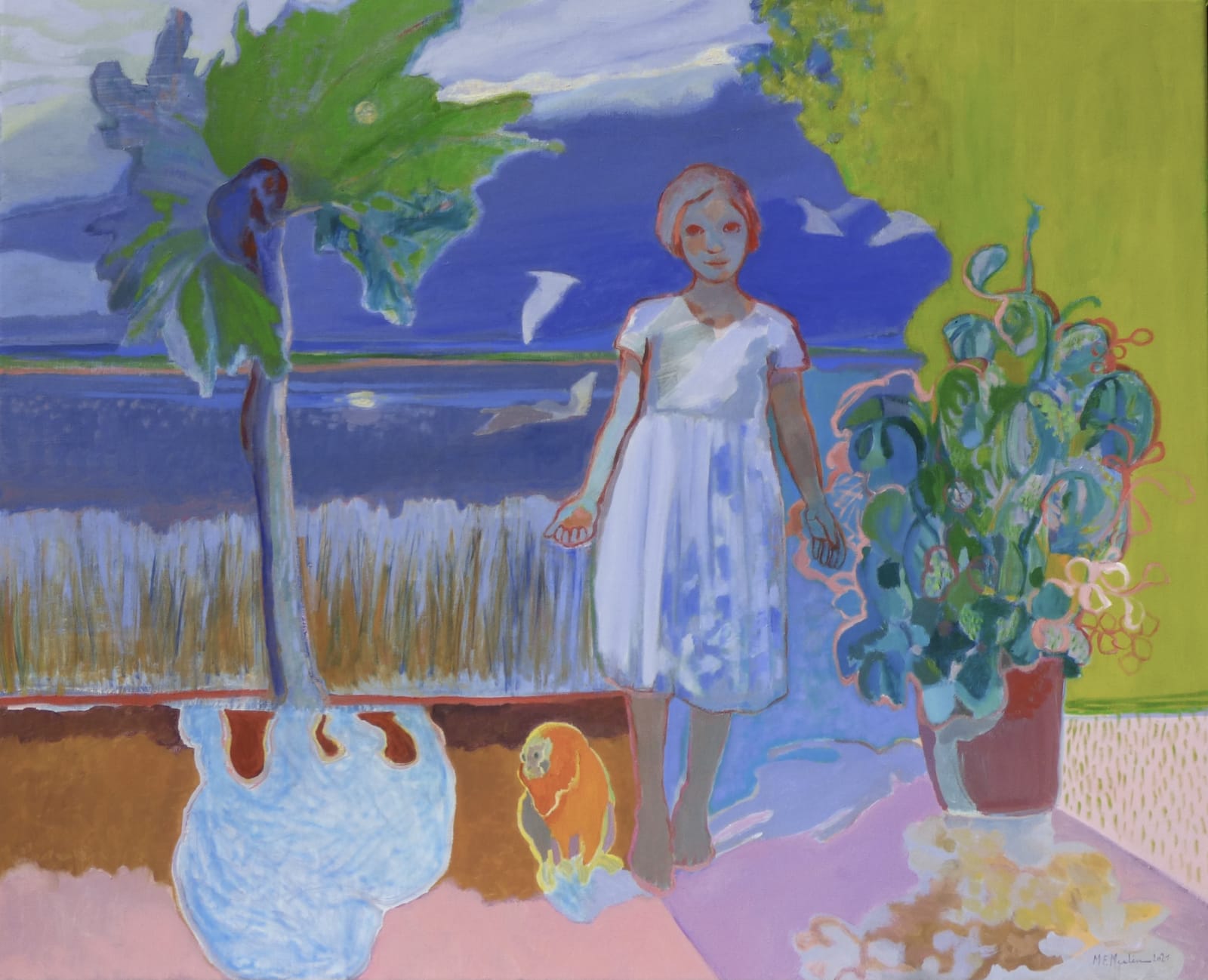 Marie-Elisabeth Merlin, A handful of land, 2021