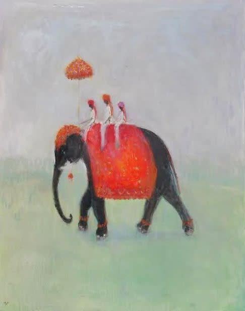Elephant and Mahouts