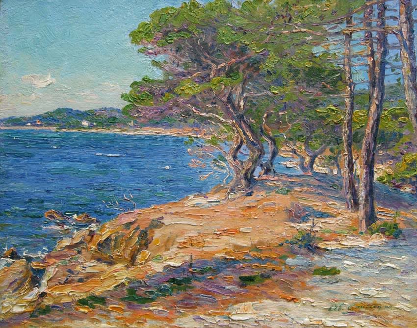 Adolphe Louis Gaussen, Pins au bord de Mer