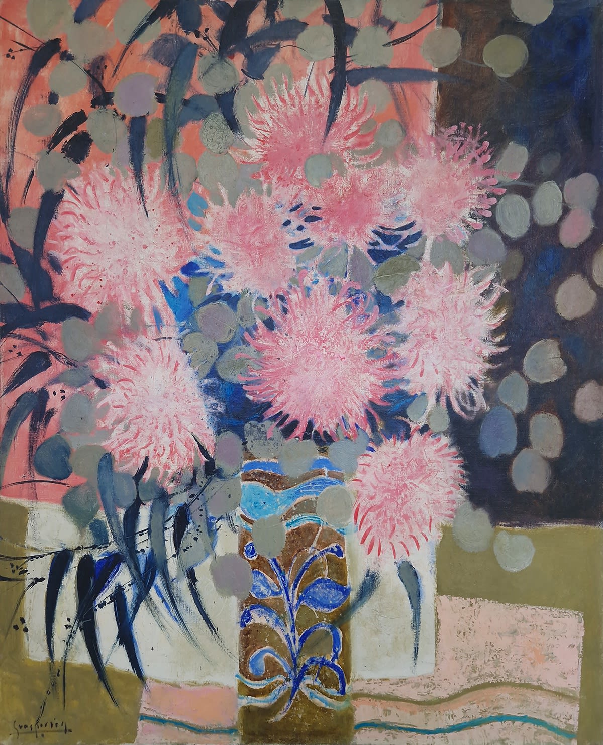Claude Grosperrin, Les chrysanthèmes