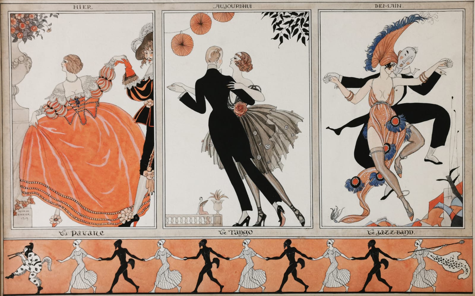 George Barbier, Hier, Aujourd'hui et Demain (Yesterday, Today & Tomorrow), 1919