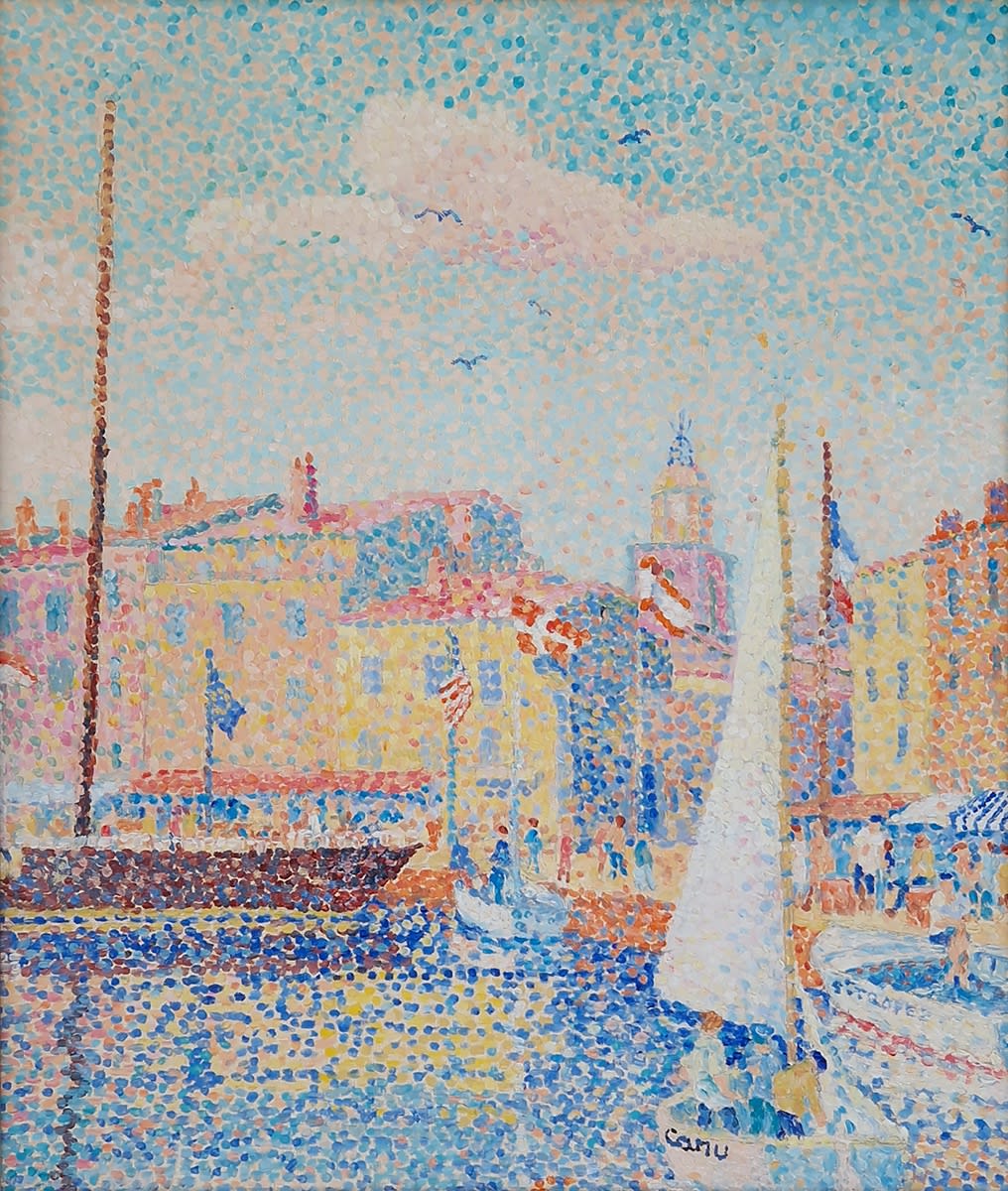 Yvonne Canu, Voile blanche à Saint Tropez
