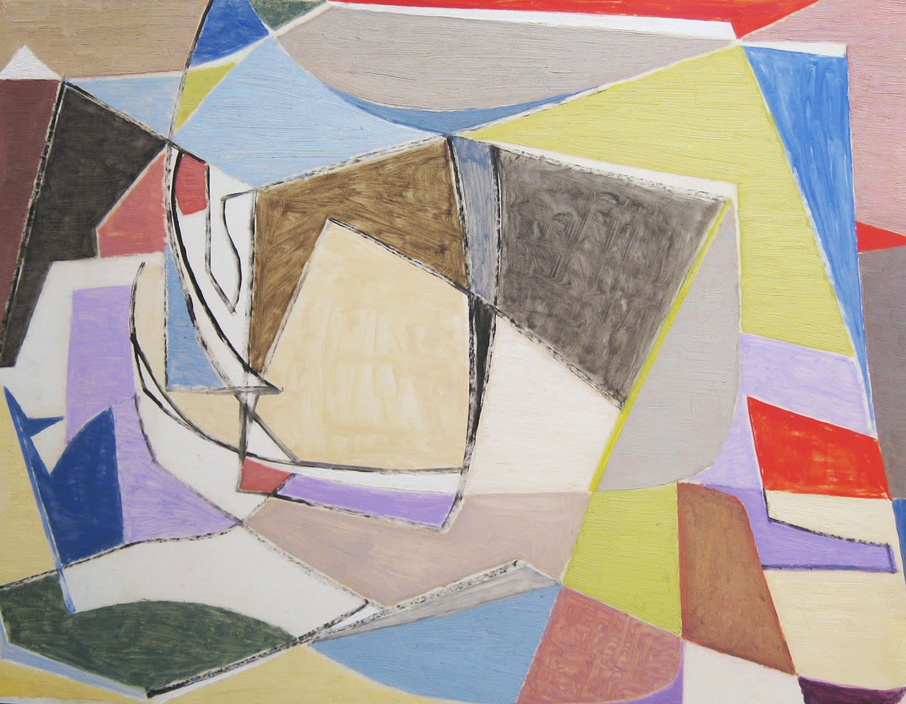 Othello Radou, Study II for Les Voiliers