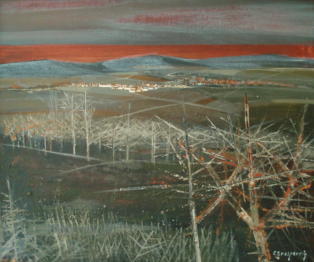 Claude Grosperrin, Coucher de Soleil sur La Village