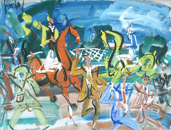 Gen Paul, Les courses, Deauville, 1950 circa