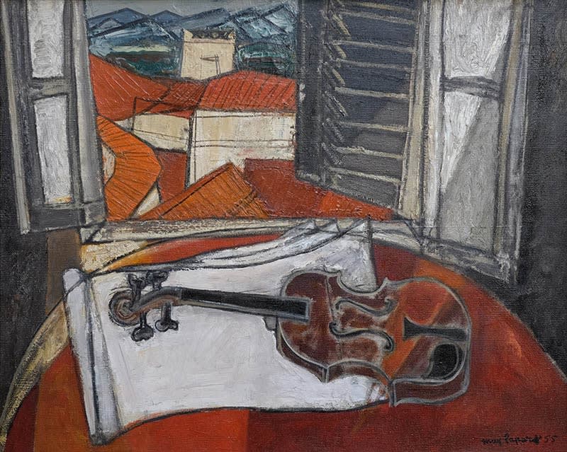 Max Papart, Violon à Sienne