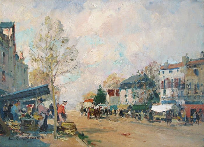 Paul Emile Lecomte, Rue de Village Animée