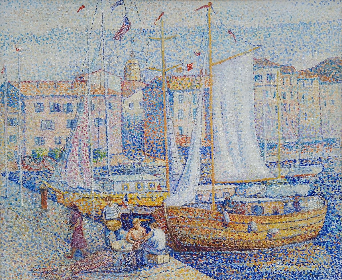 Yvonne Canu, Vue du port de St. Tropez