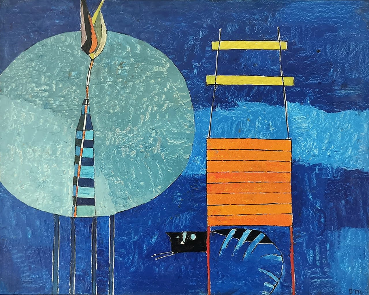 Denise Mannoni, Au Jardin, 1957