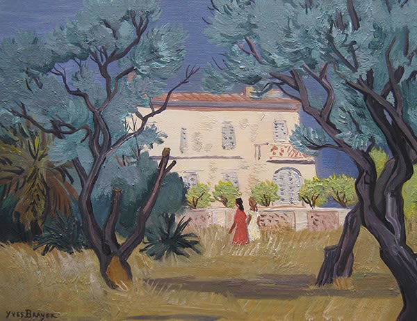Yves Brayer, Les Collettes à Cagnes-sur-Mer, 1957