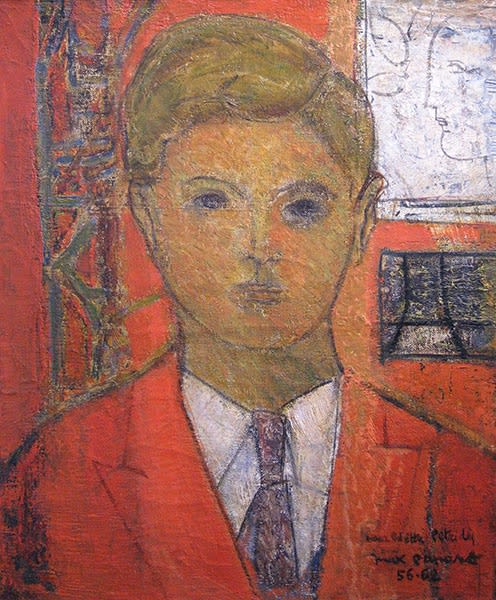 Max Papart, Esquisse pour le Portrait de Gilbert Pètridé, 1956-62