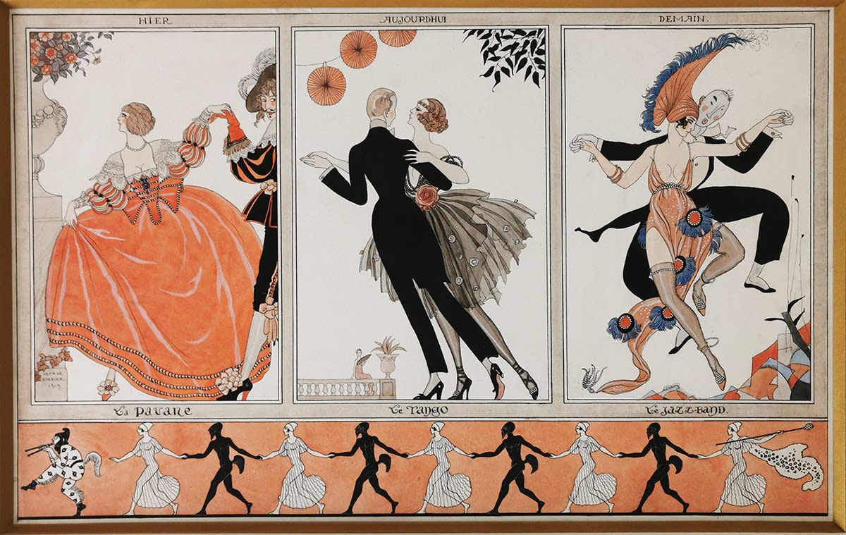 George Barbier, Hier, Aujourd'hui et Demain (Yesterday, Today & Tomorrow), 1919