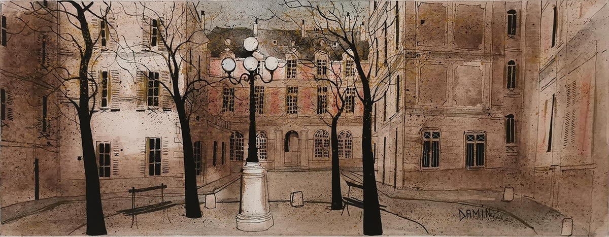 Georges Damin, Place de Furstenberg - Paris