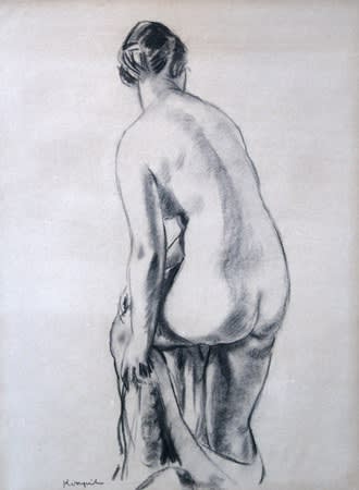 Charles Kvapil, Nu de Dos Fusain