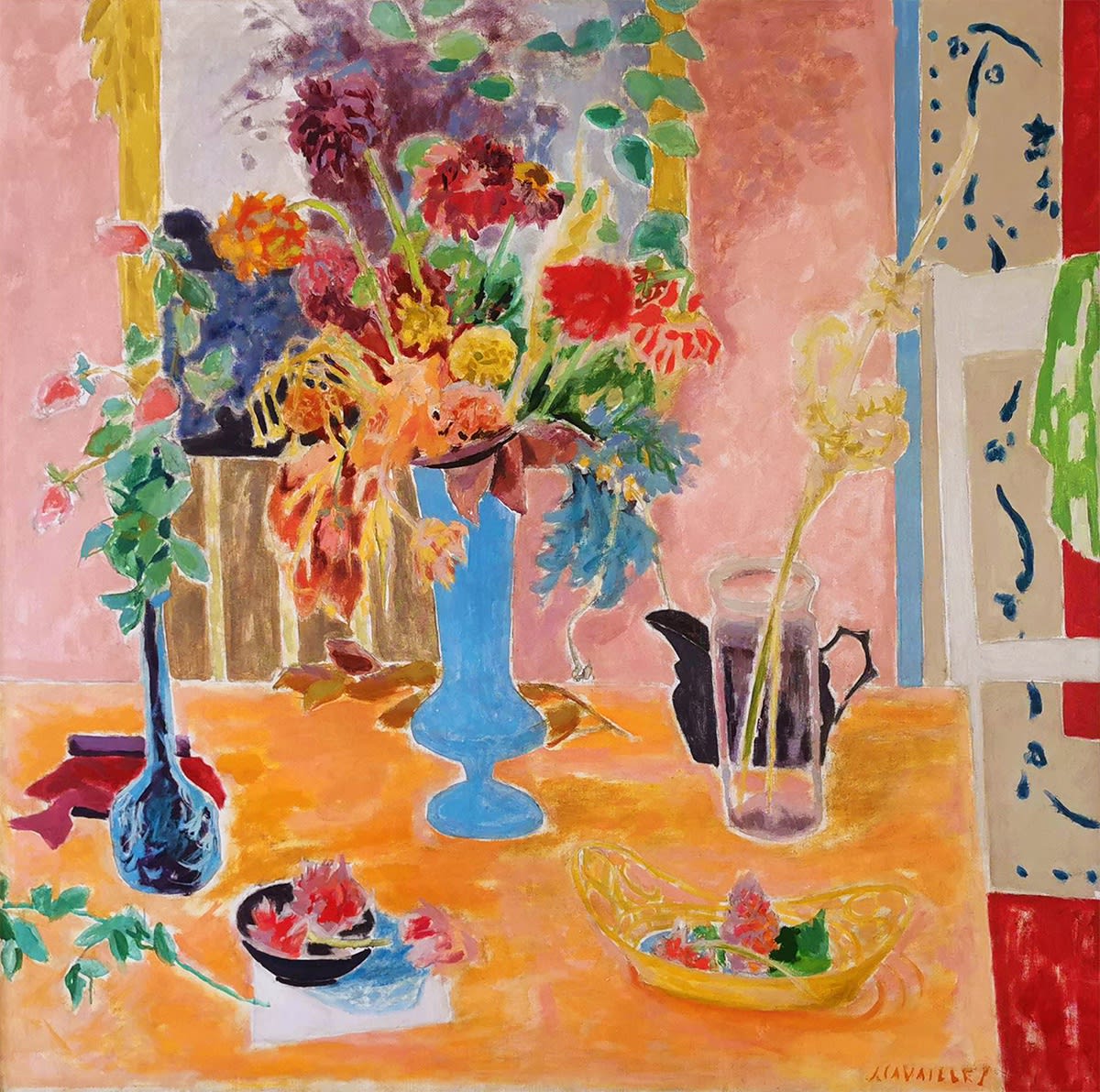 Jules Cavaillès, Le vase bleu