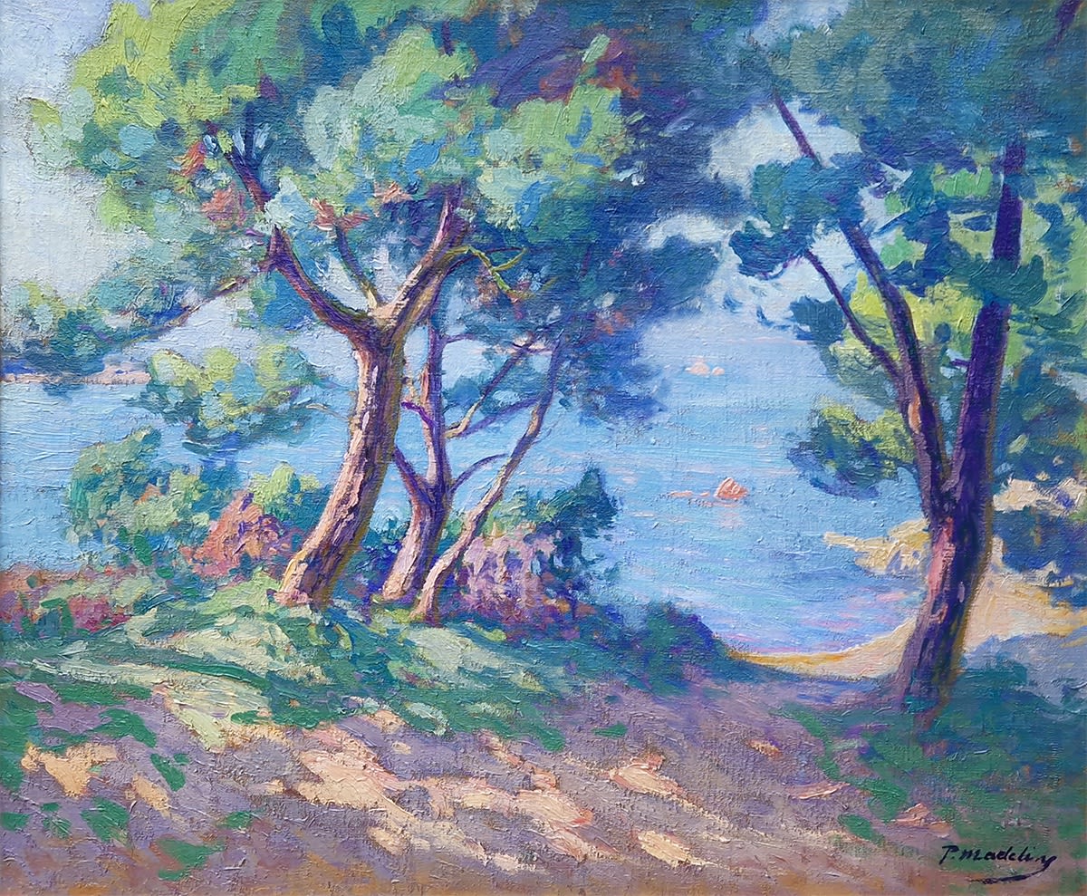 Paul Madeline, Les pins á Loguivy, 1913
