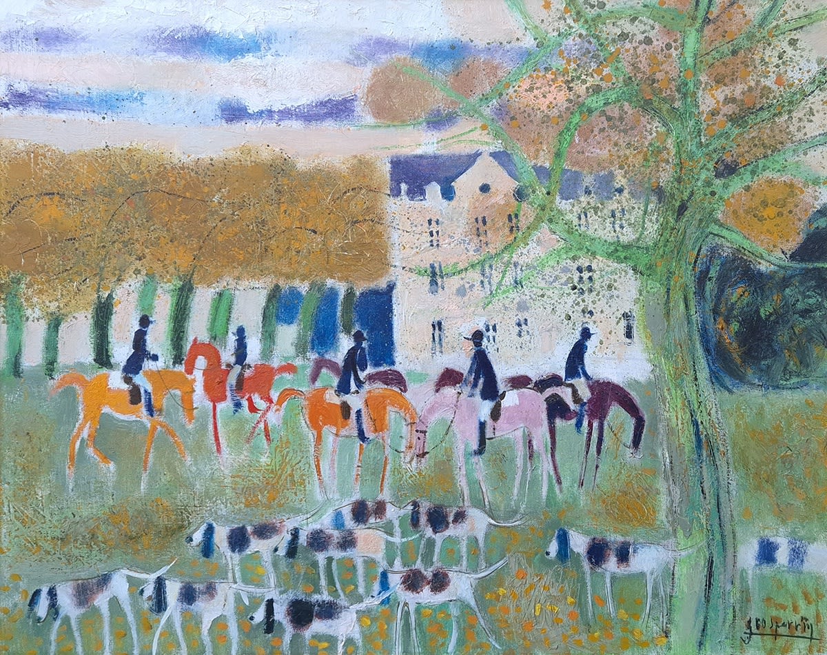 Claude Grosperrin, Départ à la chasse