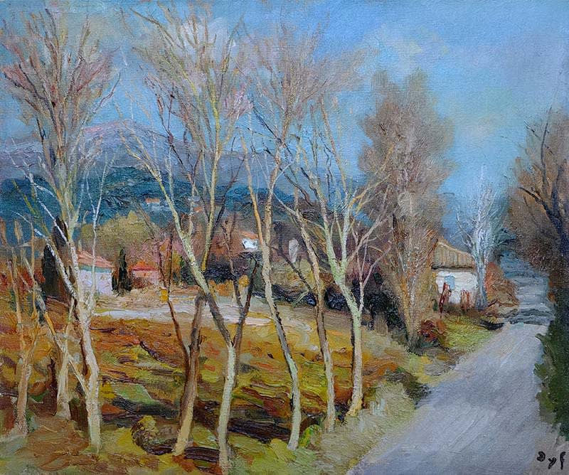 Marcel Dyf, Chemin à St Paul de Vence
