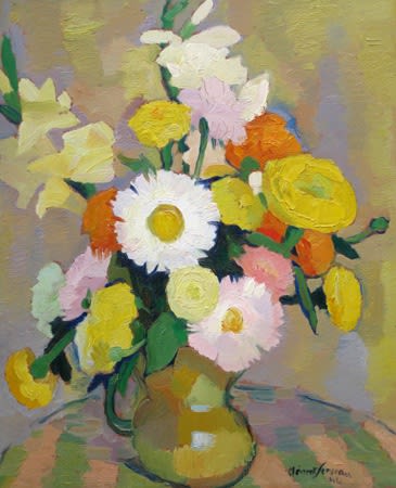 Clement Serveau, Bouquet de Fleurs, 1946