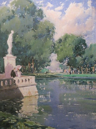 Paul Emile Lecomte, La Statue pred de l’etang