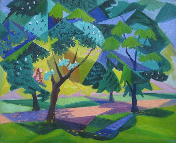 Frederick Gore CBE RA, The Broad Walk, Regent’s Park, 1949