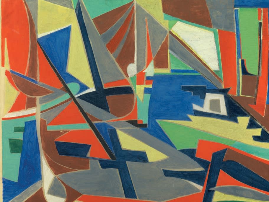 Othello Radou, Study II for le Port Méditerranéen